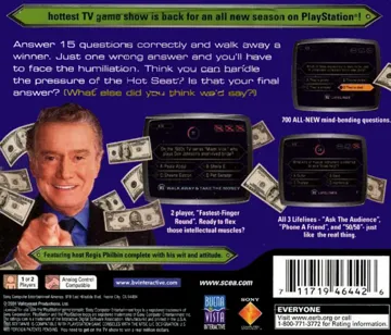 Who Wants to Be a Millionaire - 3rd Edition (US) box cover back